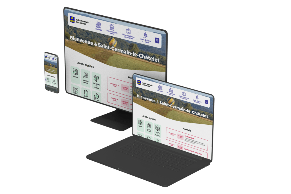 Refonte du site de la Commune de SaintGermainleChâtelet CMS