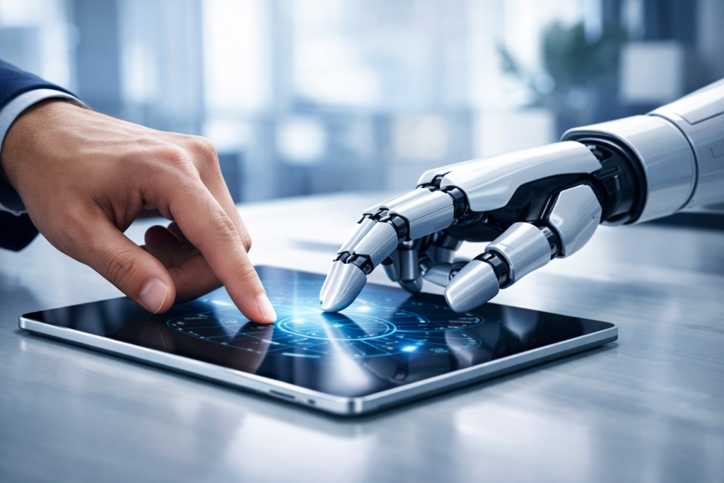 Collaboration entre l'homme et la robotique